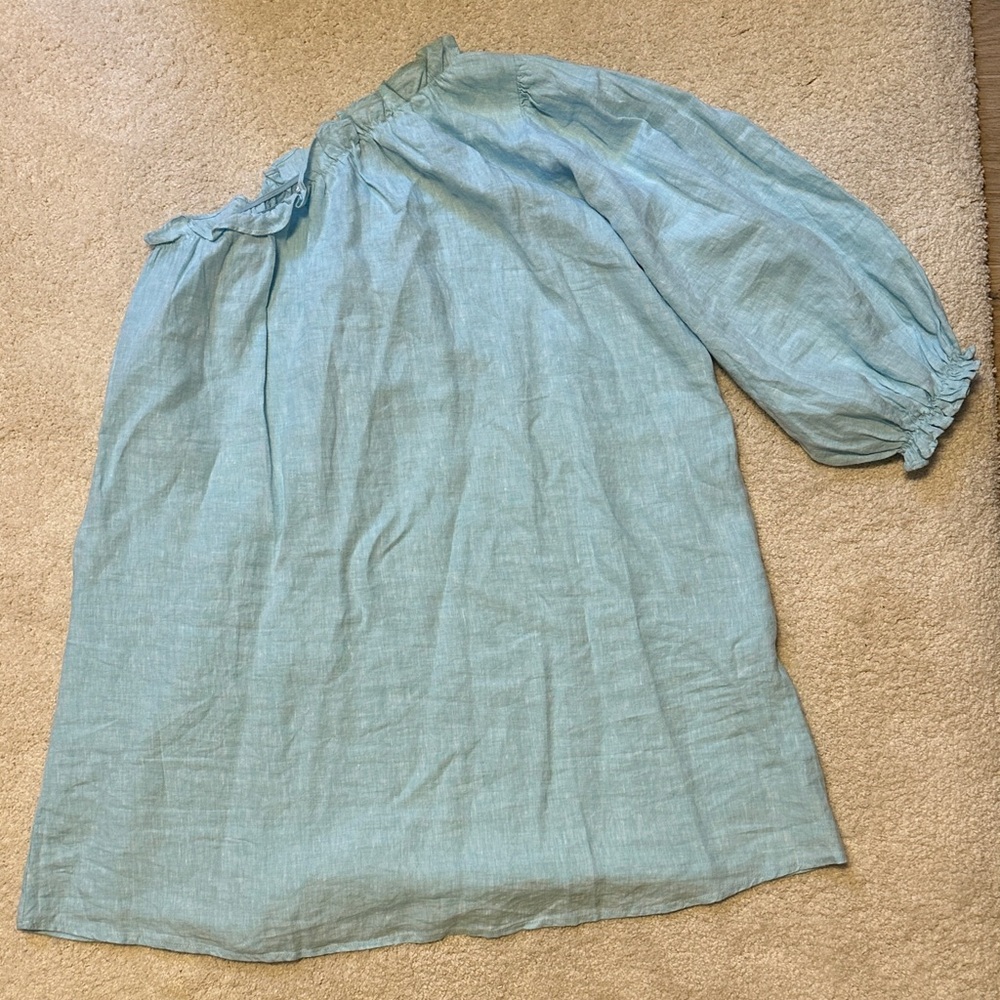 Chic One Shoulder Light Blue Dress
